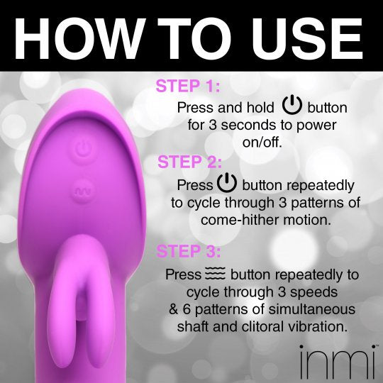 12X Come-Hither Rocker Silicone Vibrator