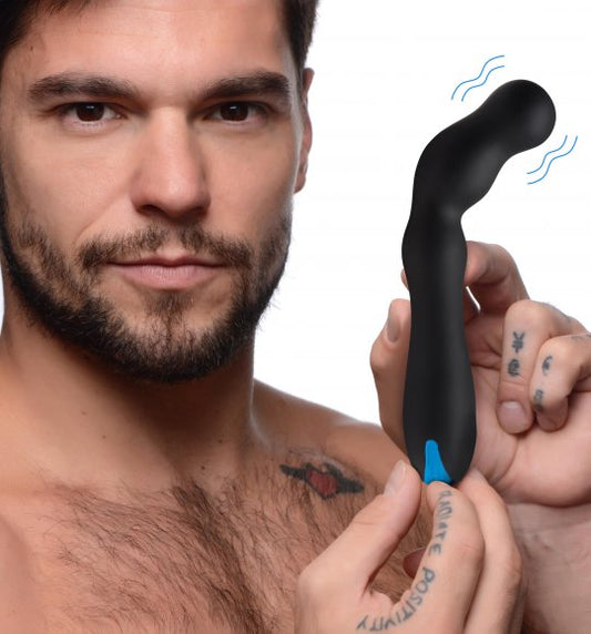 12X Silicone Beaded Prostate Vibrator