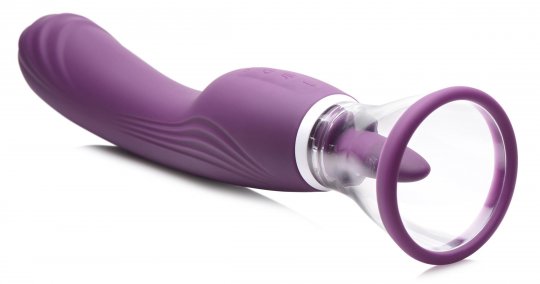 8X Licking and Sucking Vibrator