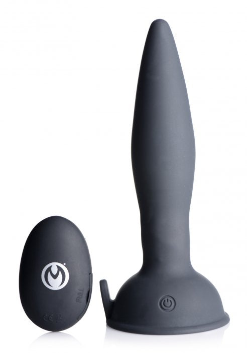 Turbo Ass-Spinner Silicone Anal Plug with Remote Control