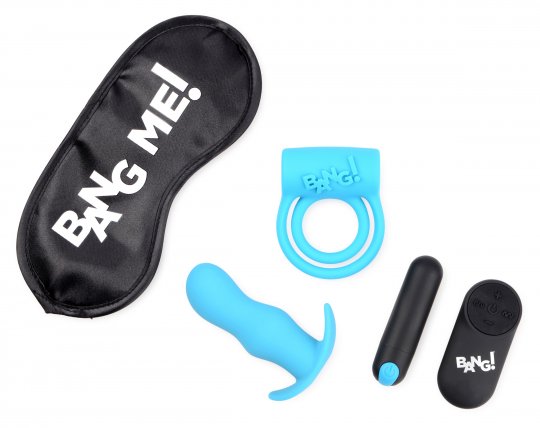 Duo Blast Remote Control Cock Ring and Butt Plug Vibe Kit