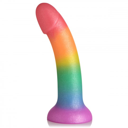 Rainbow Silicone Dildo